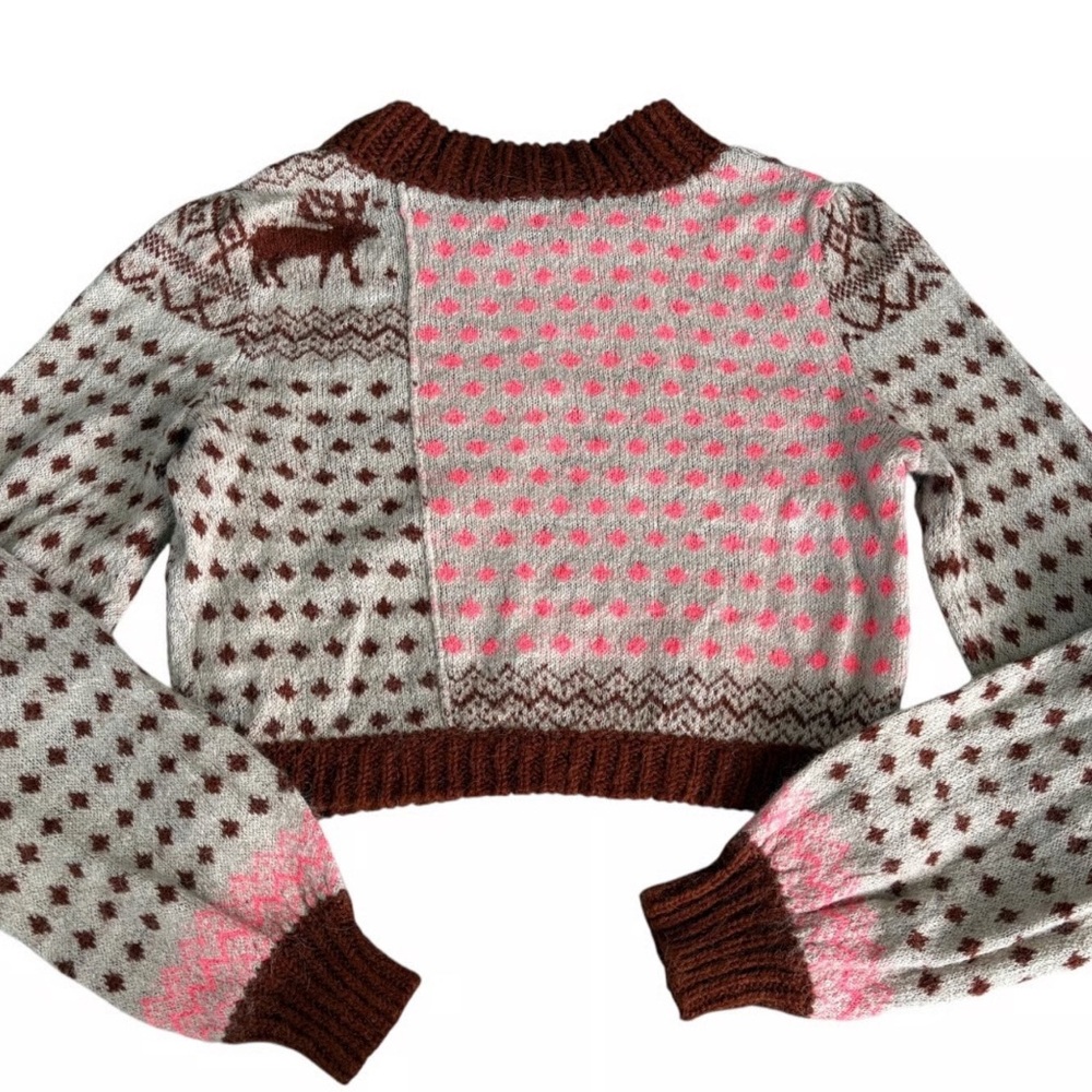 Free People Snow globe Fair Isle Sweater